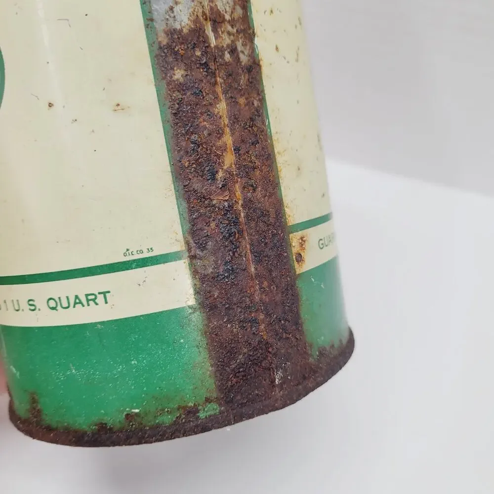 Vintage Rare Cities Services Koolmotor Motor Oil Can 1 Quart Advertising